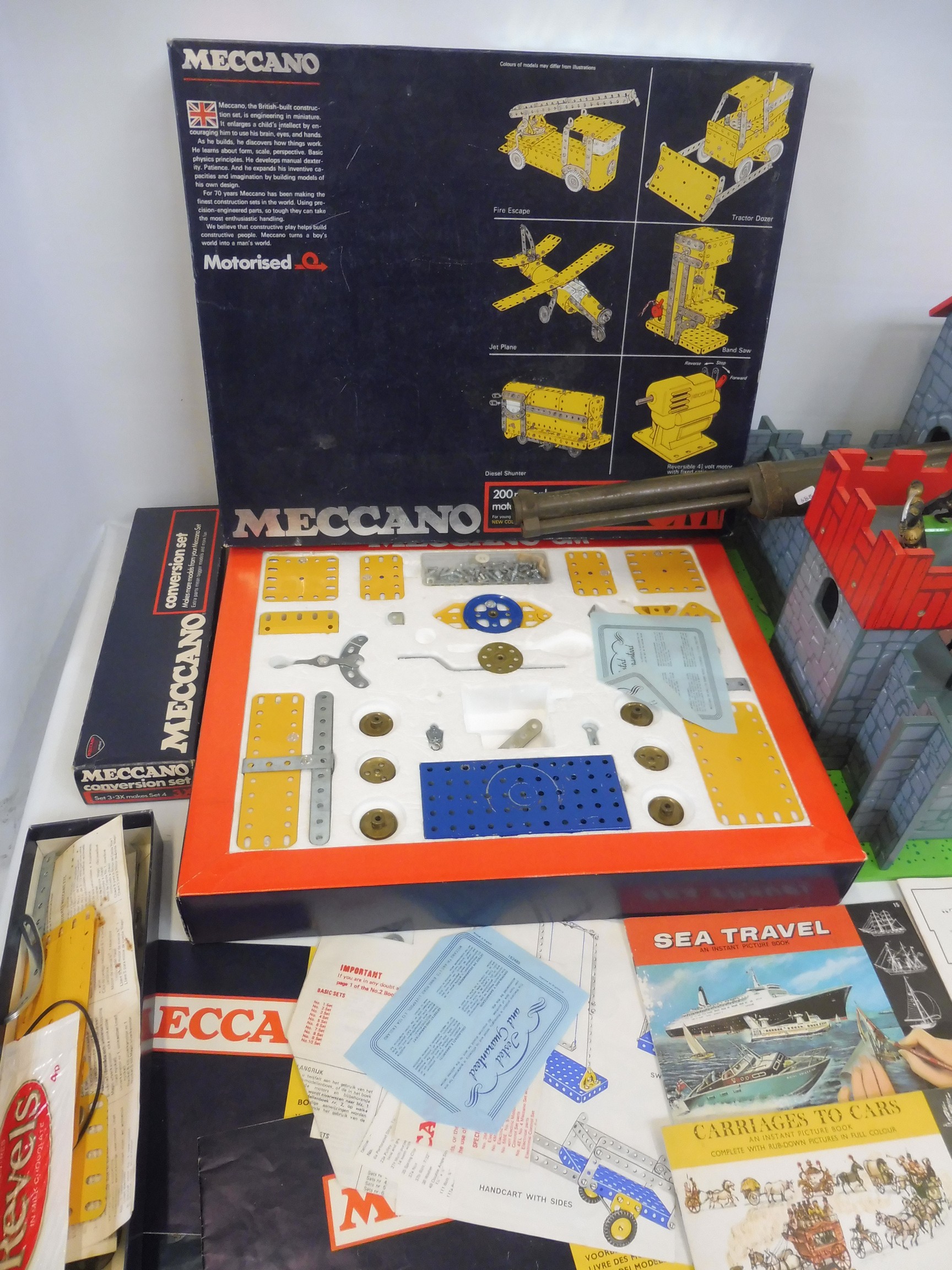 A varied selection of toys to include Lego, an early Wild West gun, a Lego builders set, Subbuteo - Image 2 of 13