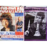 A selection of Bob Dylan posters, gig tickets etc.