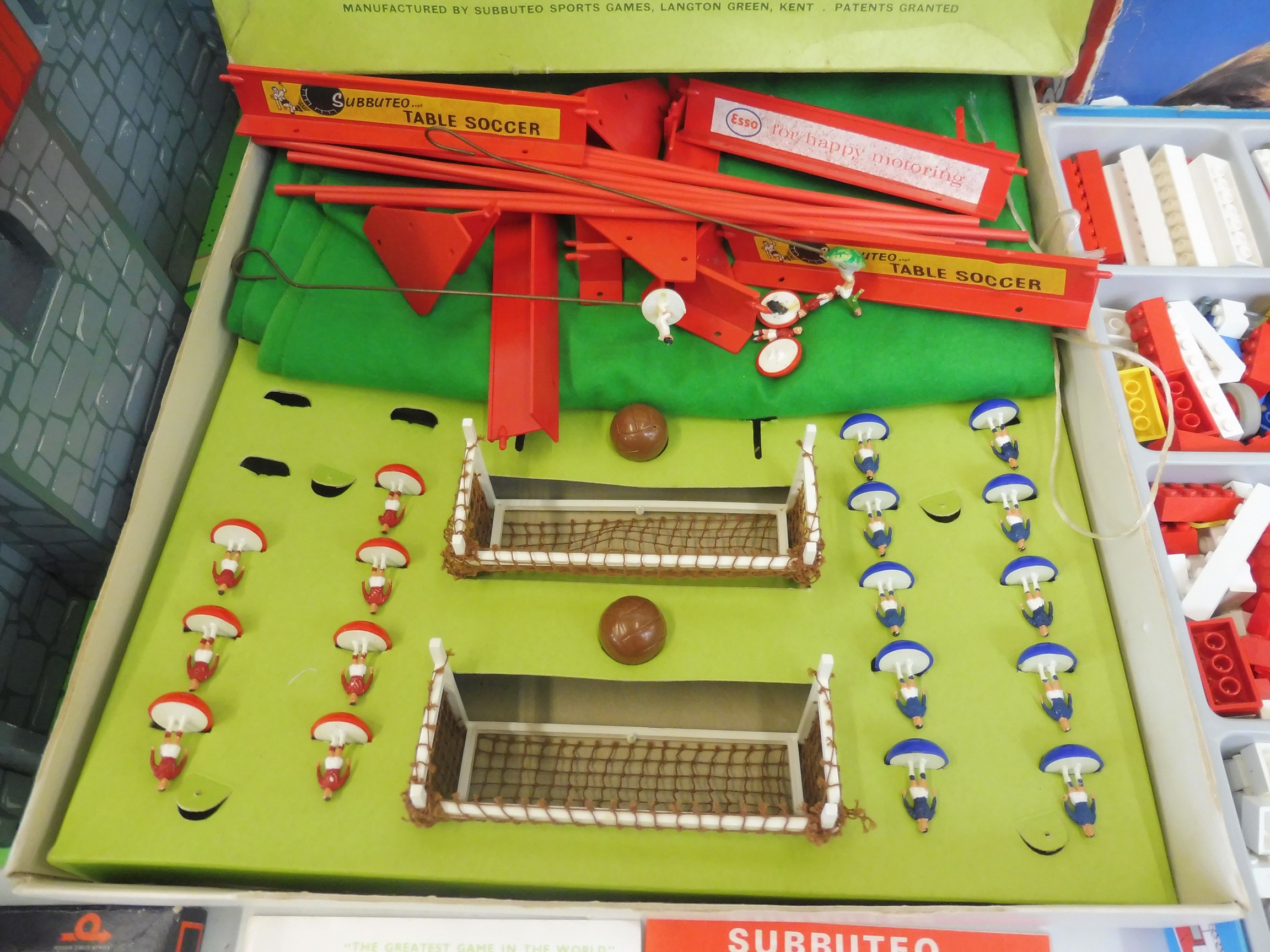 A varied selection of toys to include Lego, an early Wild West gun, a Lego builders set, Subbuteo - Image 8 of 13