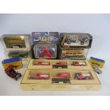 A small selection of die-cast vehicles to include Corgi, Matchbox etc.