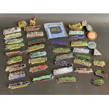 A quantity of assorted railway preservation badges.