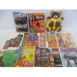 A selection of trade cards, Star Wars ephemera, confectionary packets etc.