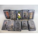 A quantity of BBC Dr Who promotional figures.