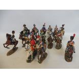 15 handpainted Del Prado Calvary on Horseback from the Waterloo series.