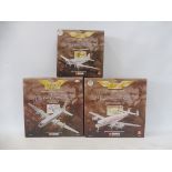 Corgi Aviation - three boxed commercial models, Bristol Brittania 102, Lockheed Constellation etc,