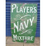 A Player's Navy Mixture enamel sign, 28 x 48".