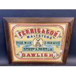 A Victorian Ferris & Son Maltsters Pale, Mild & Old Ales of Dawlish brewery lithographic showcard by