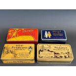 Four confectionary tins in very good condition.