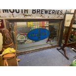 A very large pub advertising mirror for O'Neill's, 77 1/2 x 46".