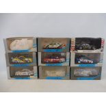 A quantity of Minichamps classic rally vehicles.