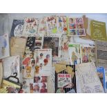 A collection of sewing patterns including Butterick misses, the Haslam System of Dress Cutting etc.