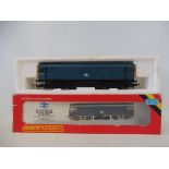 A boxed Hornby oo gauge diesel locomotive, class 25 Bobo.