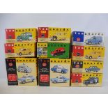 A selection of Vanguards 1/43 scale to include vintage emergency services vehicles, classic