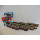 A boxed Hornby GWR 20 ton brake van '114775 Worcester', two boxed Airfix ventillated wagons and