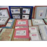 Two boxes of first day covers, varying ages.
