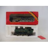 A boxed Hornby oo gauge locomotive GWR 57 Class, Pannier tank engine.