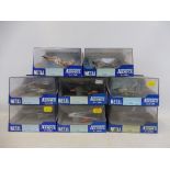 A selection of die-cast armour aeroplanes, all boxed (7).