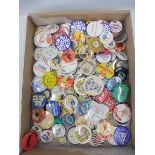 A selection of period badges, lots of genres.