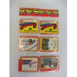 Ex-trade stock - two packs, each with 48 Superman cards, mint in package.
