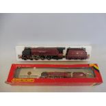 A boxed Hornby oo gauge locomotive LMS Coronation Class, 4-6-2 Duchess of Sutherland.