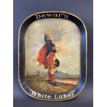 A Dewar's 'White Label' Scotch Whisky advertising tray in very original condition, 12 1/4 x 16".