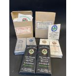 A small box of Callard & Bowser shop dummy toffee packets and price cards.