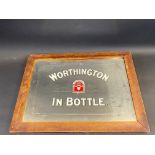 A Worthington in Bottle advertising mirror, 22 1/2 x 17".