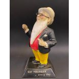 A Wm Younger's Keg Beers advertising figure, 8 3/4" h.