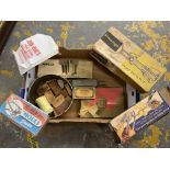 A box of assorted kitchenalia and packaging etc.