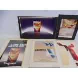 A selection of advertising samples for cigarette brands circa 1980s.