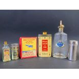 A Williams Flying Trip packet and various other shaving items.