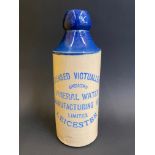 A Licensed Victuallers Mineral Water Manufacturing Co. Limited of Leicester stoneware bottle with