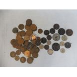 A small quantity of mostly GB coinage (qty).