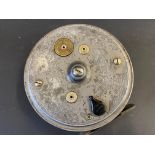A J.W.Young & Sons Beaudex 4" centre pin fishing reel.