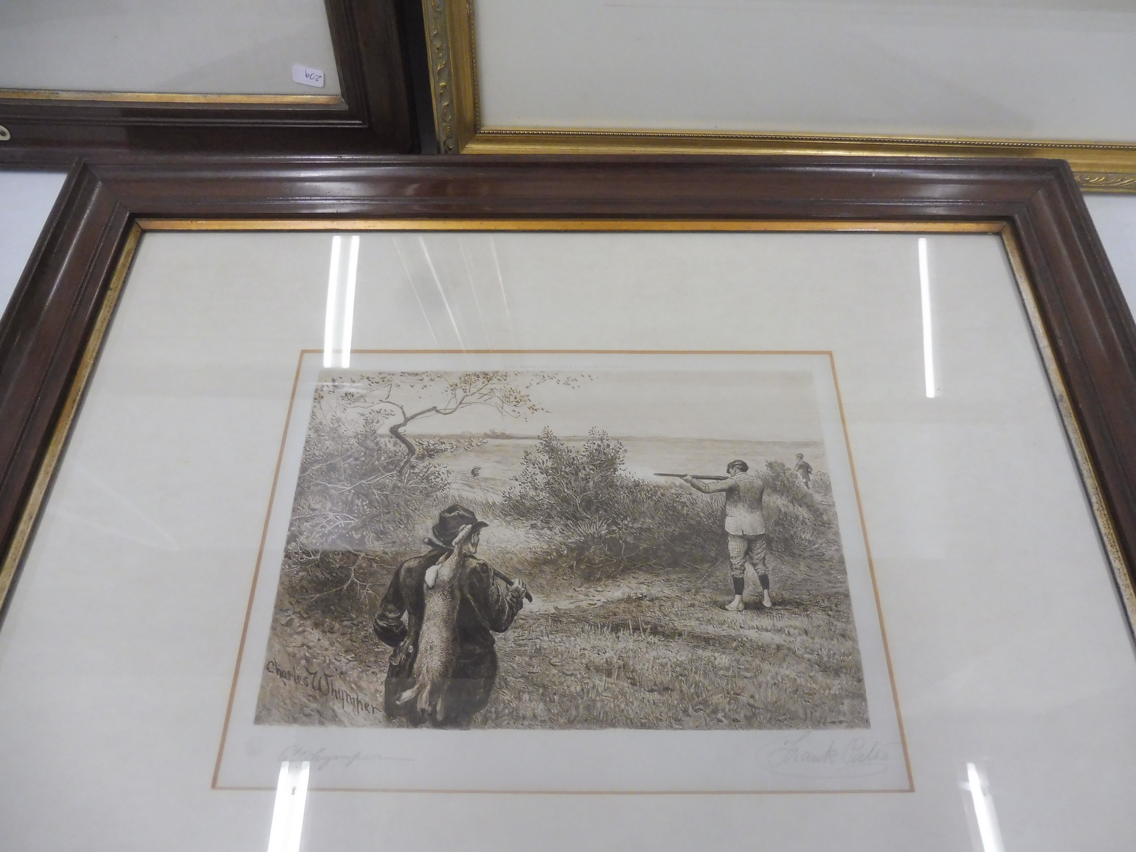 Henry Wilkinson, a limited edition print of a fisherman, signed and numbered 89/150, plus a pair - Image 2 of 4