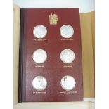 A Churchill Centenary Trust collection of John Pinches centenary medals, celebrating the 100th