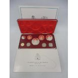 A cased Franklin Mint Commonwealth of the Bahamas proof set, 1976, with booklet.