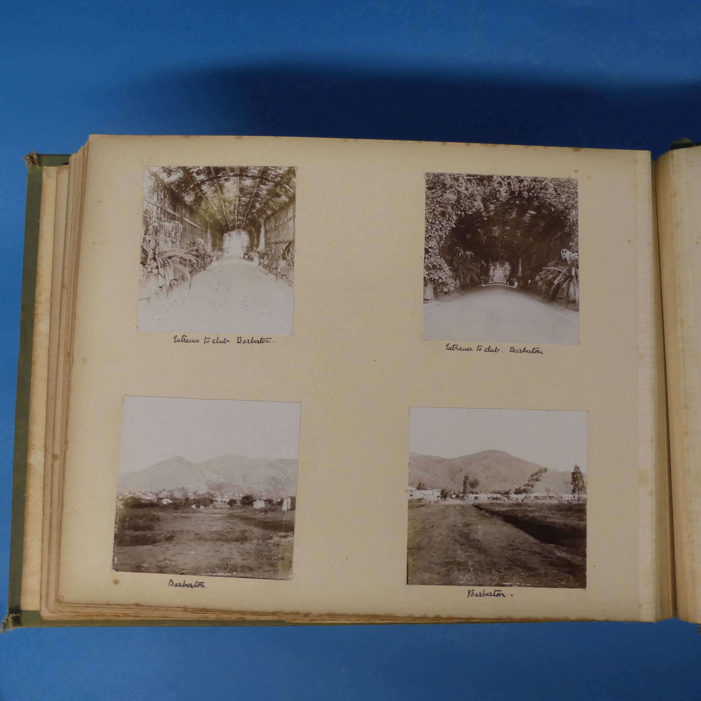 Boer War Interest; An album containing approx. 200 photographs, with annotated notes including ' - Image 5 of 14