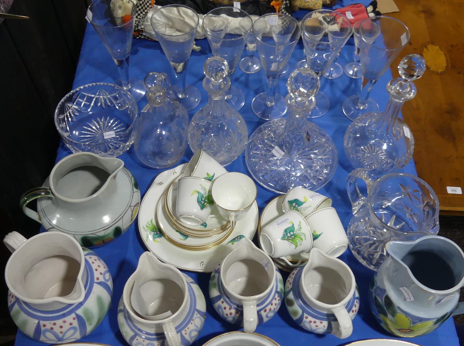 A quantity of Buchan Jugs, of varying sizes together with a 'Lily of Valley' Tea Set, six place - Image 2 of 2