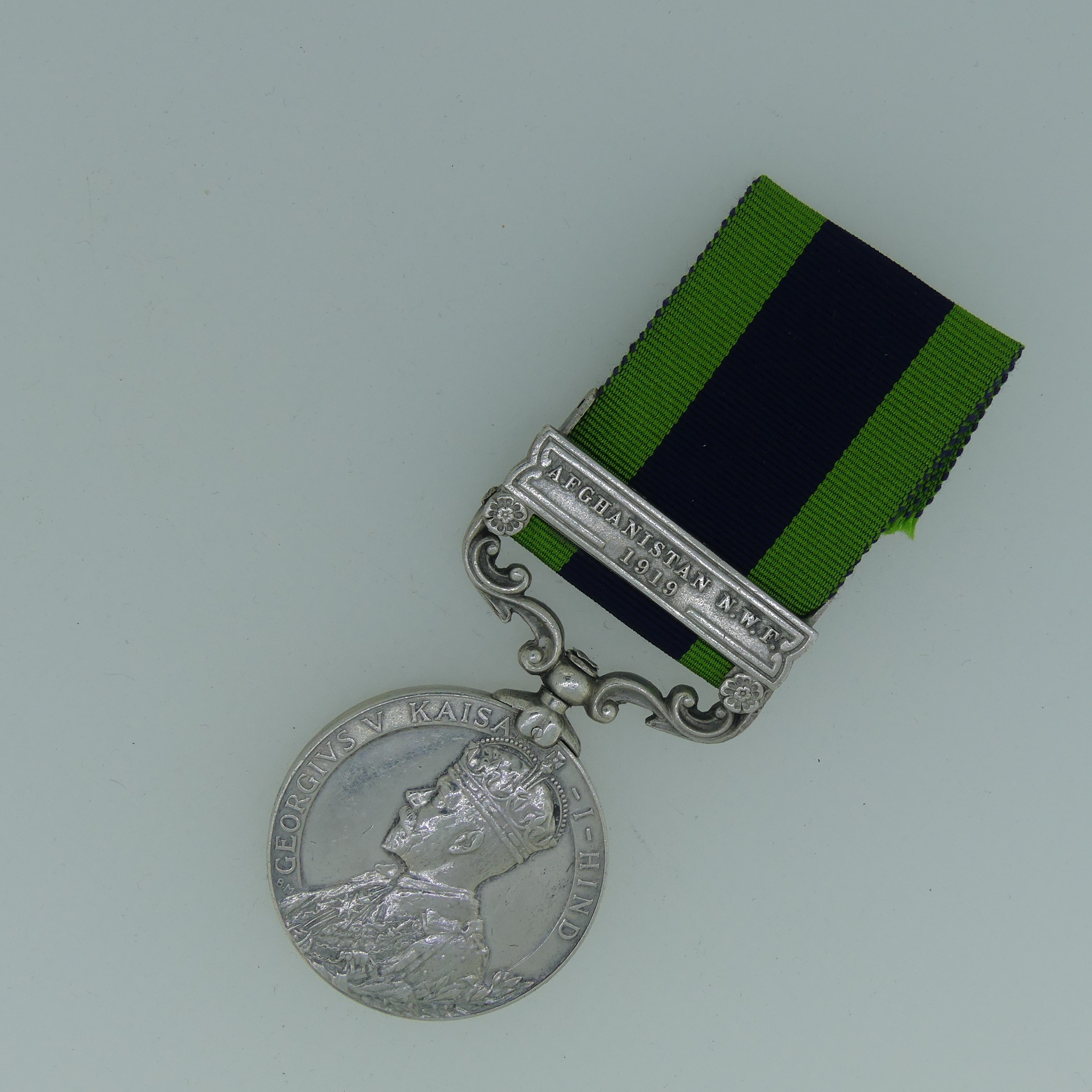 India General Service Medal, 1909, One clasp (Afghanistan NWF 1919) 916 Nk Abdul Qadir 1-107 Pnrs. - Image 2 of 5