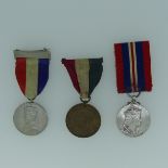 Assorted Royal occasion Medals; Edward VIII Empire Day Medal; Eastern High School of Commerce