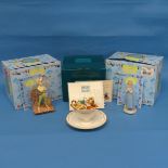 A Royal Doulton Walt Disney collection Gus and Jaq Tea for Two Figure, together with the Disney