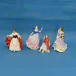 A small quantity of Royal Doulton Ladies, Sweet Poetry, Sally, Sara and Summertime, all with factory