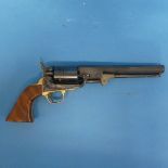 A deactivated Army Colt Revolver, by Pietta, .22in calibre, 7.5in barrel length, with deactivation