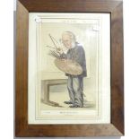 20th century school, Schoolboy fishing, pencil and coloured crayons, 25cm x 18cm, framed, together