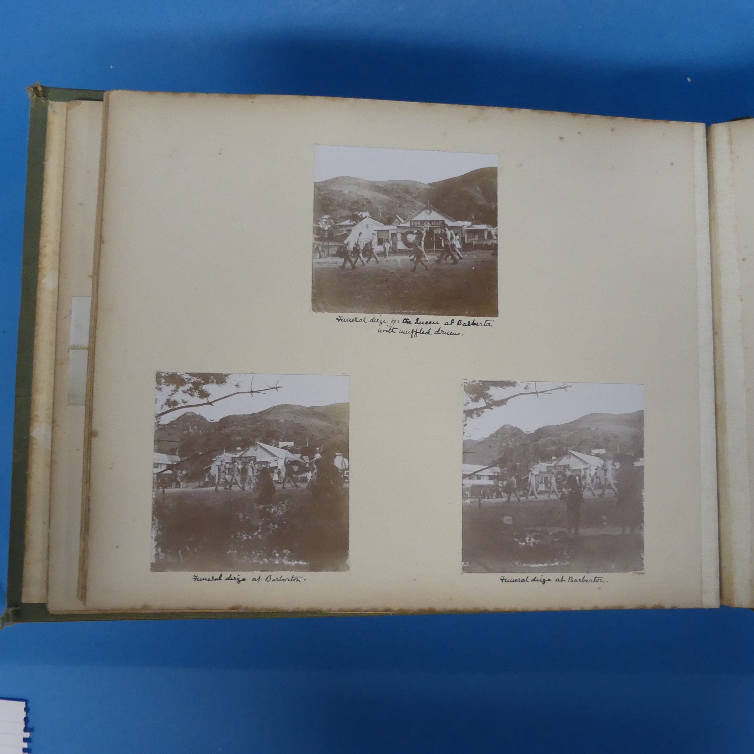 Boer War Interest; An album containing approx. 200 photographs, with annotated notes including ' - Image 10 of 14