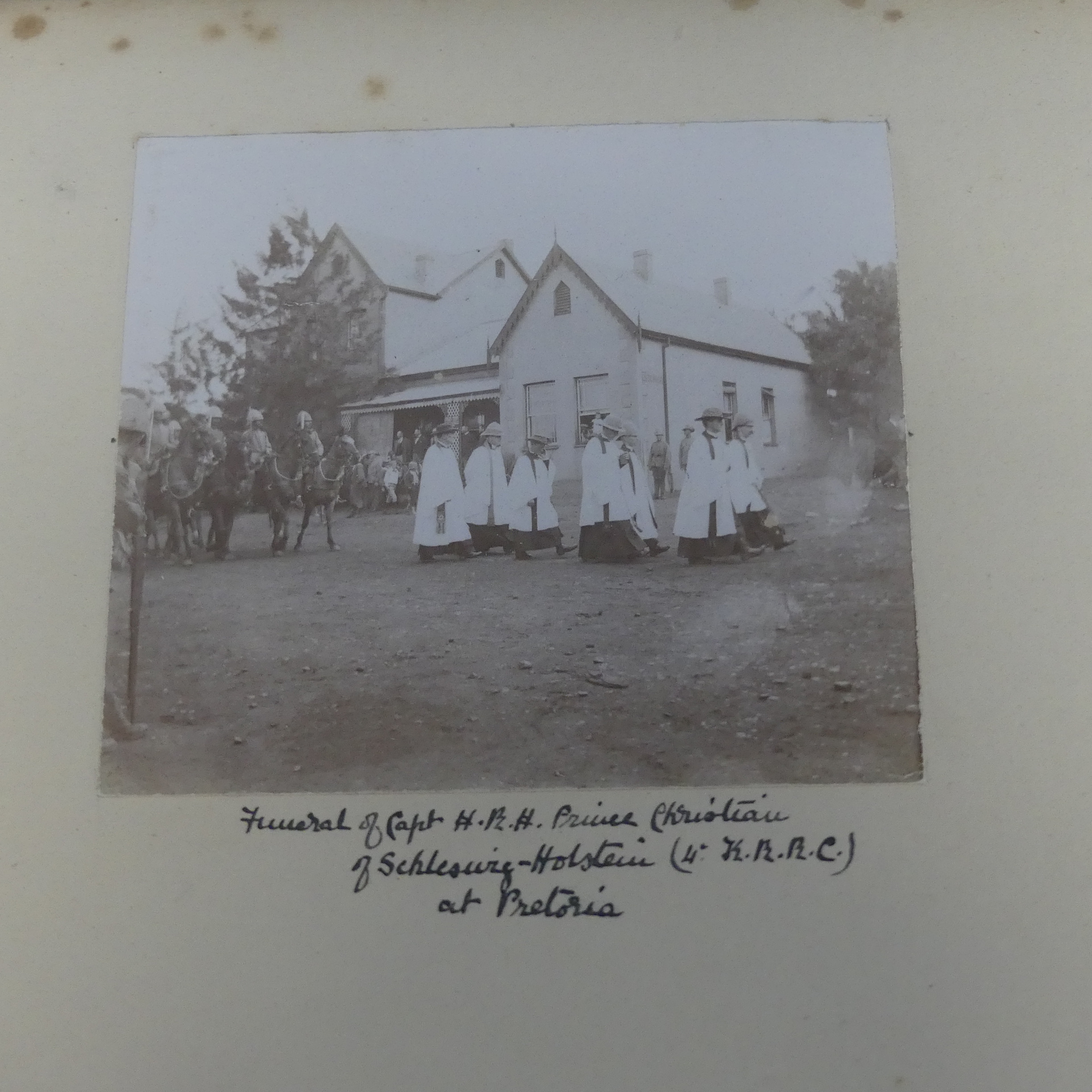 Boer War Interest; An album containing approx. 200 photographs, with annotated notes including ' - Image 8 of 14