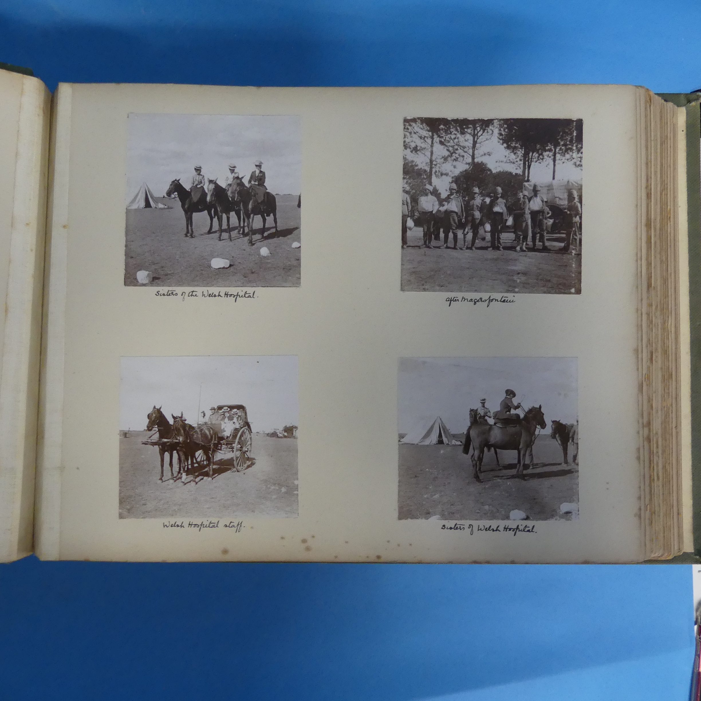 Boer War Interest; An album containing approx. 200 photographs, with annotated notes including ' - Image 3 of 14