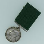 Volunteer Reserve Long Service Medal (Ed.VII), 3411 Pte W.B White 1/ Lanark V.R.C. Confirmed on