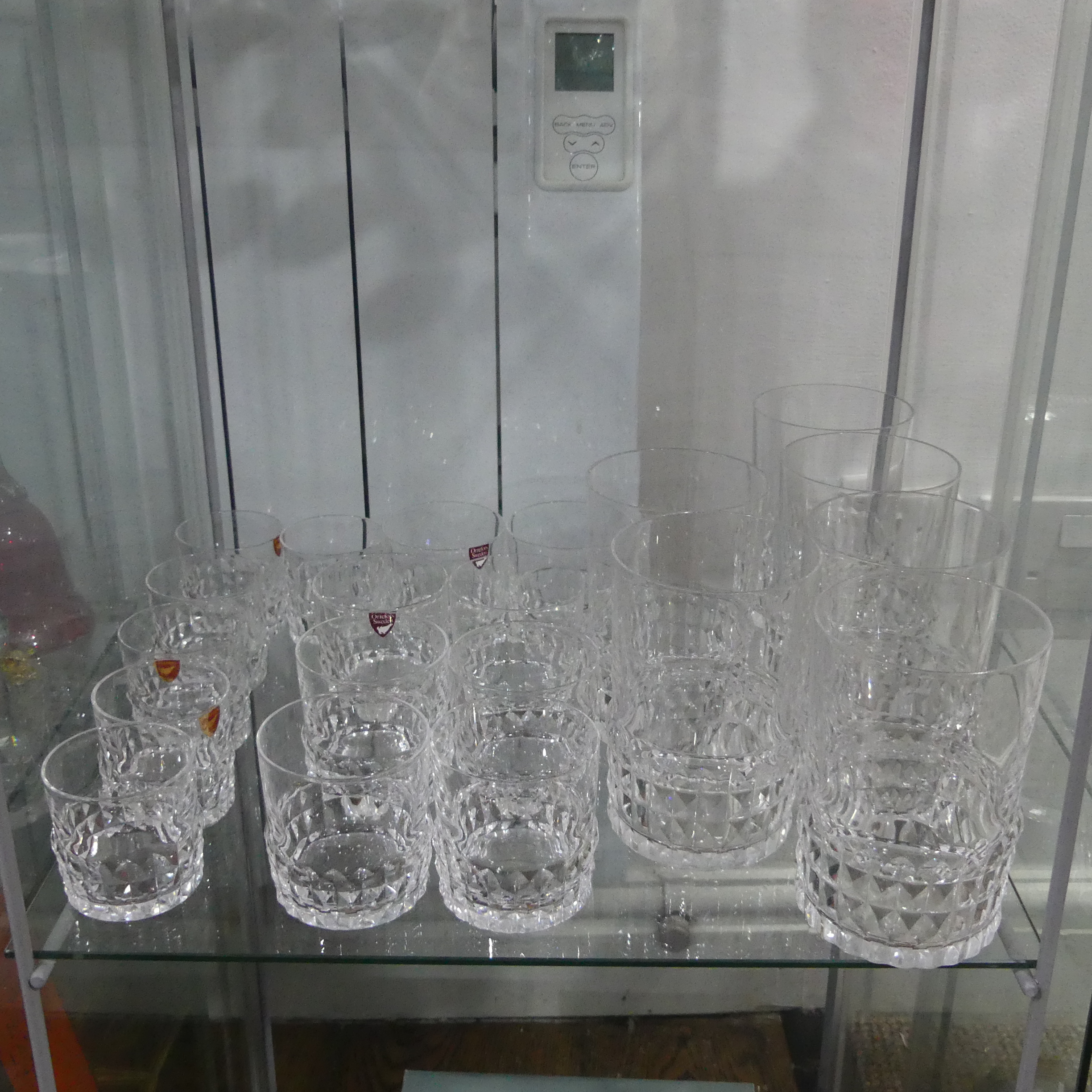 A large quantity of Orrefors Glassware, to include Sherry Glasses, Tumblers, etc, some with - Image 3 of 8